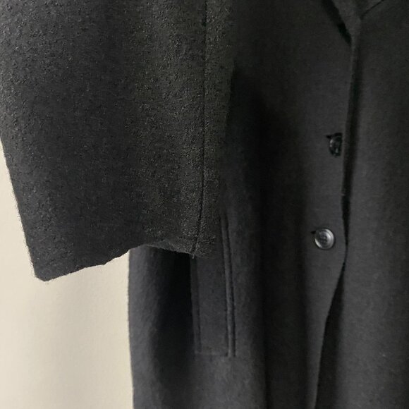 Sears Black Wool Blend Coat - Picture 8 of 15